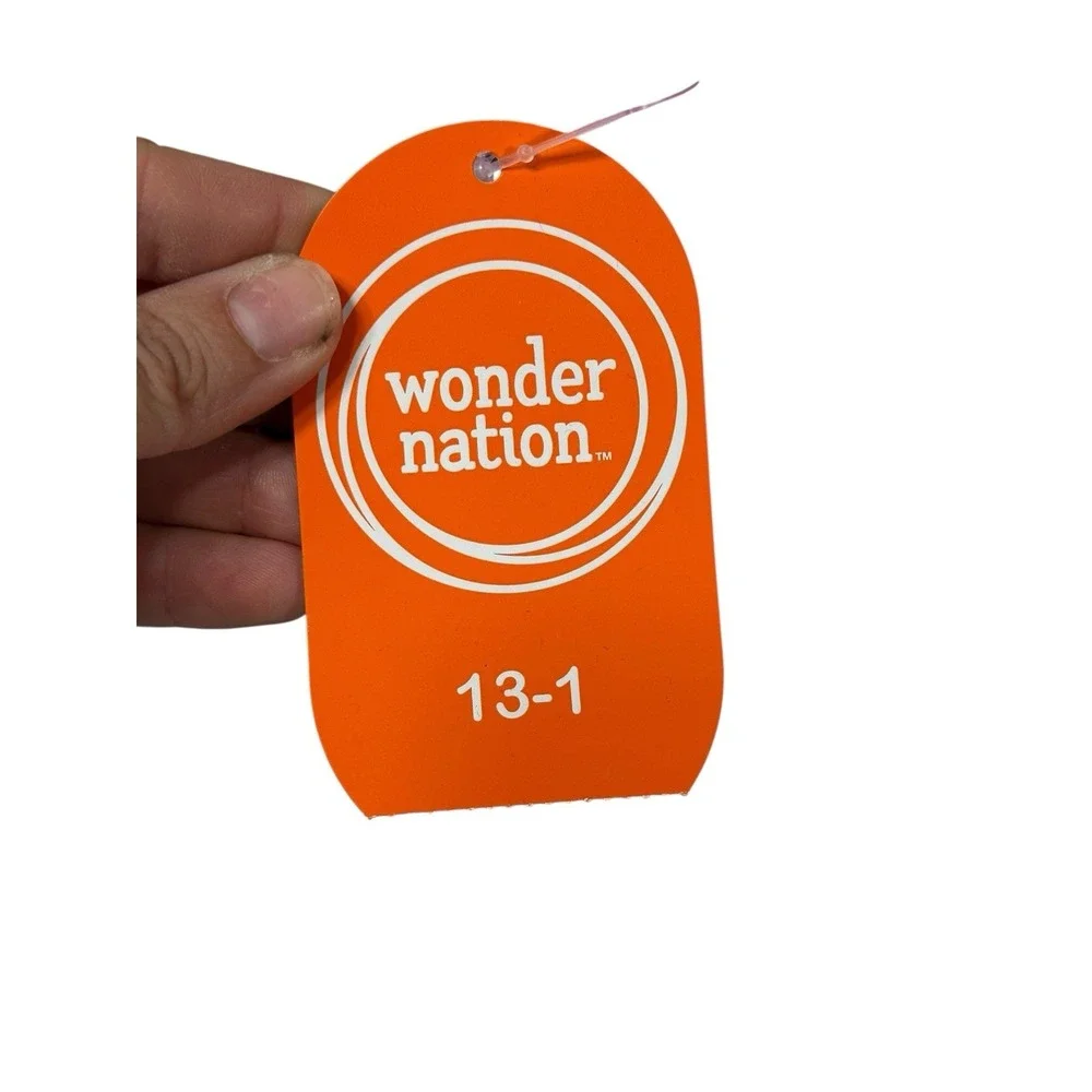 wonder nation girls flip flops sandals shoes size 13-1 - Picture 2 of 4